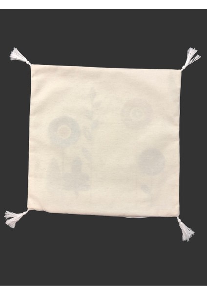 Nakışlı Püsküllü Dekoratif Kırlent Kılıfı Takımı (4 Parça - 43x43 cm) NKK001 modelleri