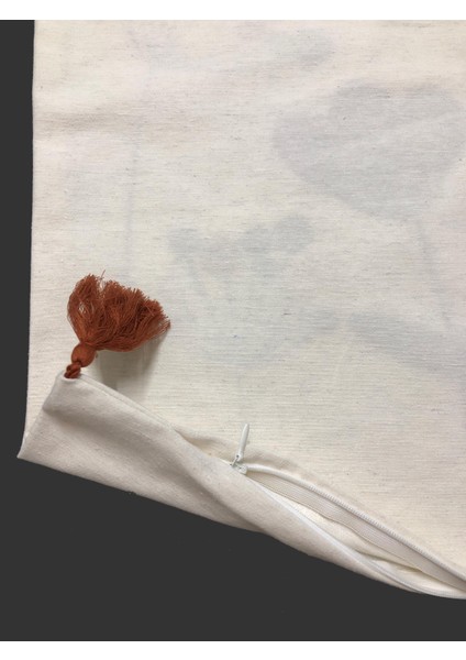 Nakışlı Püsküllü Dekoratif Kırlent Kılıfı Takımı (4 Parça - 43x43 cm) NKK003 fırsatları