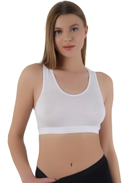 Kadın Kalın Askılı Pedsiz Sporcu Crop | S-M, L-Xl fiyatları