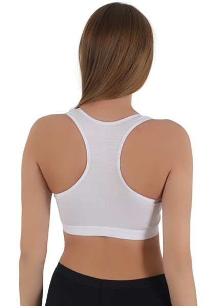Kadın Kalın Askılı Pedsiz Sporcu Crop | S-M, L-Xl fırsatları