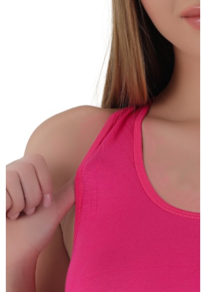 Kadın Kalın Askılı Pedsiz Sporcu Crop | S-M, L-Xl modelleri