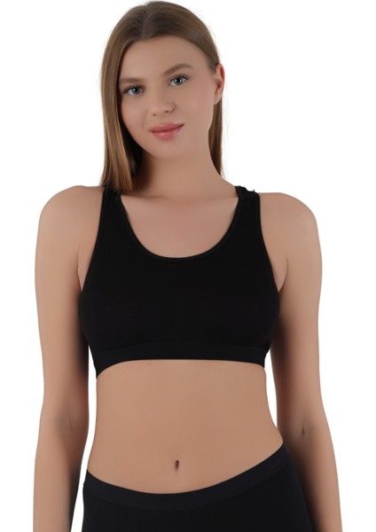 Kadın Kalın Askılı Pedsiz Sporcu Crop | S-M, L-Xl fiyatları