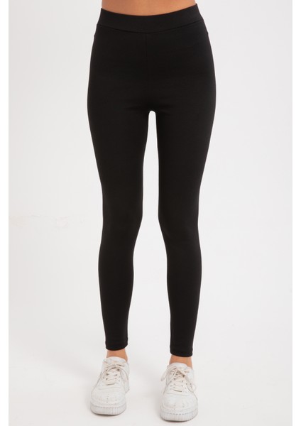 Klasik Düz Çelik Örme Kadın Tayt 4001 fırsatları