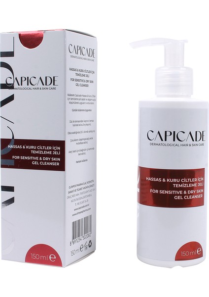 Hassas&Kuru Ciltler Temizleme Jeli 150 ml