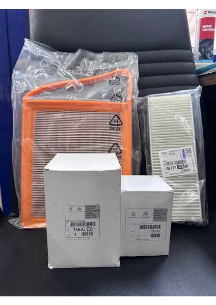 Peugeot 301 Filtre Bakım Seti 1.6 Euro5 modelleri