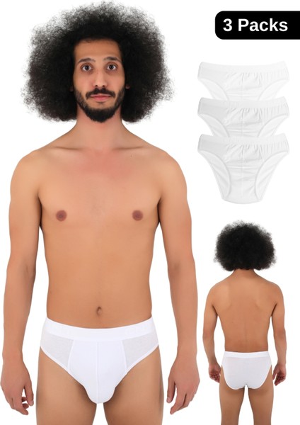 Erkek Slip Külot Likralı 3'lü Premium Paket