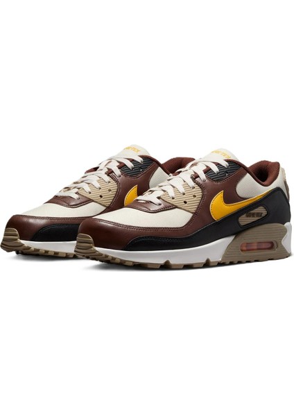 Air Max 90 Mens Leather Goretex Sneaker Hakiki Deri Su Geçirmez Günlük Spor Ayakkabı Krem modelleri