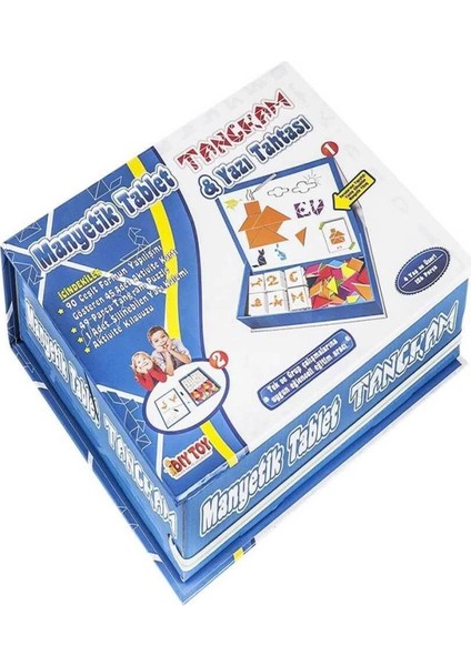 Çocuk 3445 Dıytoy Manyetik Tablet Tangram Eğitim Seti modelleri