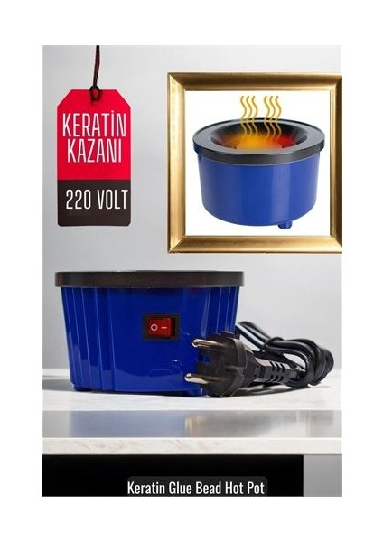 Modacar Granül Keratin Eritme Kazanı