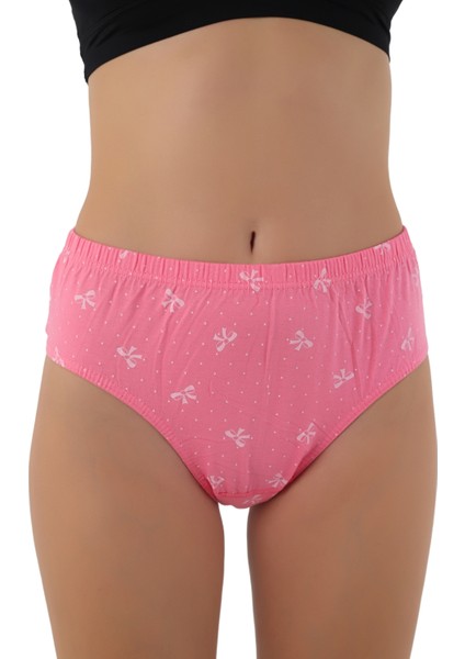 Fiyonk Desenli %100 Pamuk Yüksek Bel Külot – Şıklık ve Doğallık! fiyatları