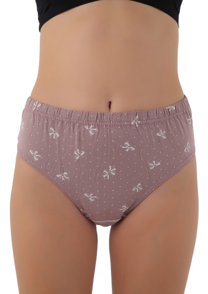 Fiyonk Desenli %100 Pamuk Yüksek Bel Külot – Şıklık ve Doğallık! fiyatları