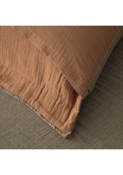 Muna Çift Kişilik Pike Takımı %100 Organik Pamuk Inject Yeşil-Terra 240X260 cm indirimleri