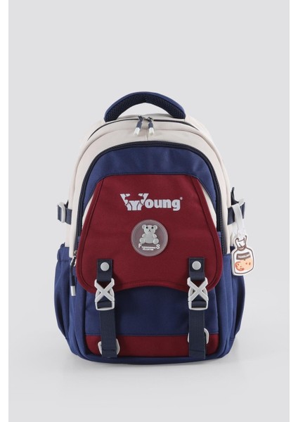 Young Tatil, Yürüyüş Lacivert-Kırmızı Okul Sırt Çantası (51940)