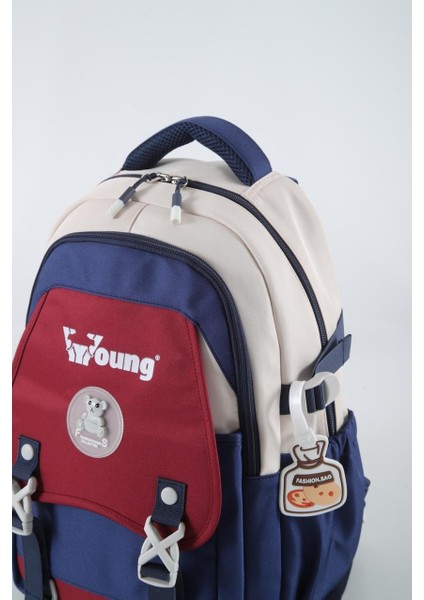 Young Tatil, Yürüyüş Lacivert-Kırmızı Okul Sırt Çantası (51940) fiyatları