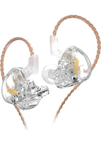 EDX In-Ear Monitor Kulak İçi Kulaklık (Crystal-Şeffaf)
