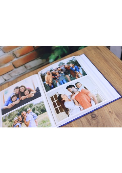 13x18 cm 200’lük Ciltbezli Deluxe Fotoğraf Albümü Lacivert modelleri