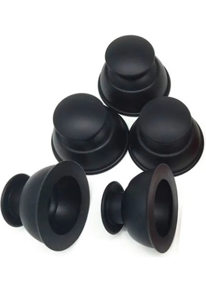 Vantuz Silıkon Masaj Kupası, Kuru Kupa 4'lü Set