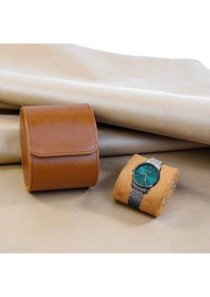 Pu Deri İzleme Koruyucu Toz Geçirmez Ekran Kutusu Taşınabilir Saklama Kutusu (Kahverengi) (Yurt Dışından) fiyatları