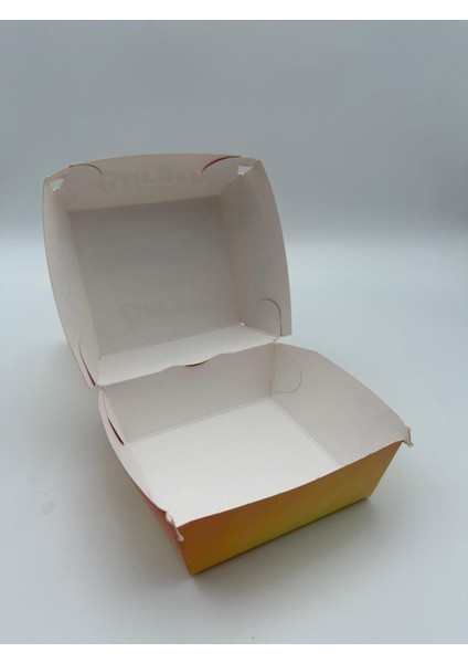 Hamburger Kutusu 12,5X12,5X9 cm 100 Adet modelleri