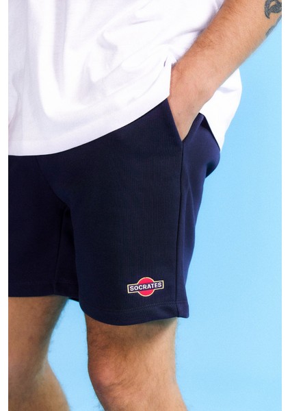 Socrates Racing Soft Fleece Erkek Şort - Lacivert