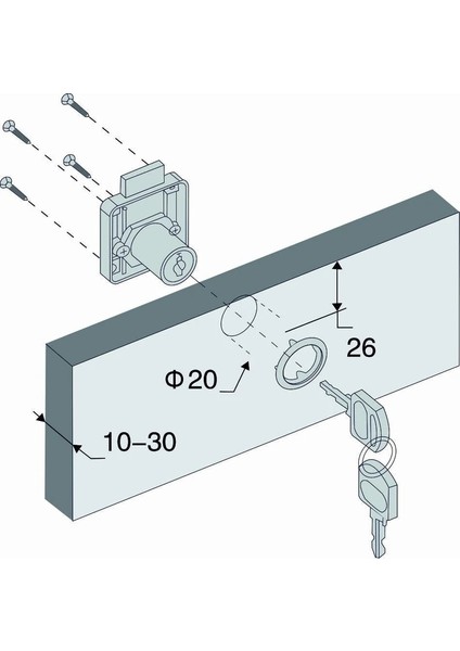 Master Kare Çekmece Kilidi fiyatları