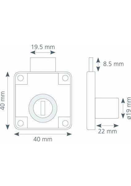 Master Kare Çekmece Kilidi modelleri