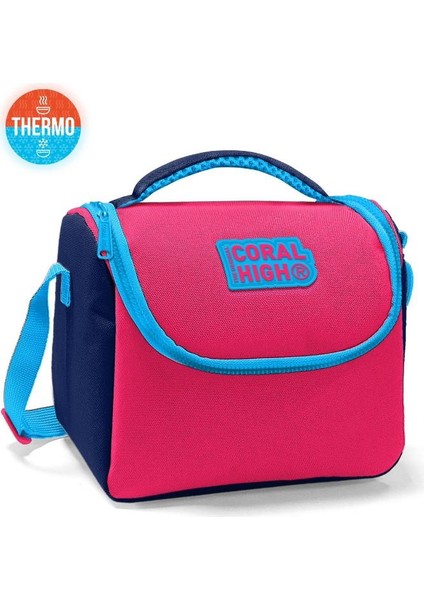 Kids Neon Mercan Lacivert Thermo Beslenme Çantası 11894