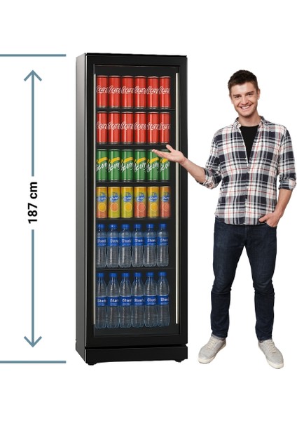 375 Dtk Siyah Premium Dikey Şişe Soğutucu modelleri