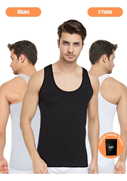 Erkek 3'lü Rambo Sporcu Esnek Atlet