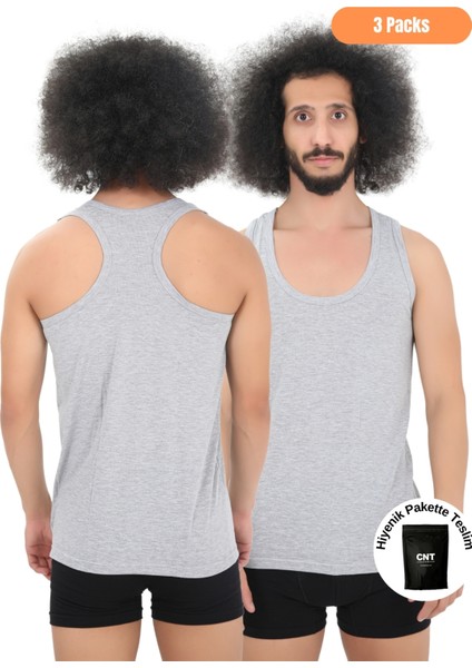 Erkek 3'lü Full Likralı Rambo Sporcu Atlet