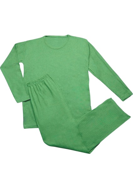 Ikili Kadın Rahat Pijama Takımı – Fitilli, Iç Göstermez, Açık Yeşil fiyatları