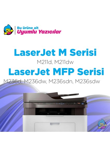 Hp 136A-W1360A Muadil Toner - Çipli - 4'lu Avantaj Paket / M211 / M236 fiyatları