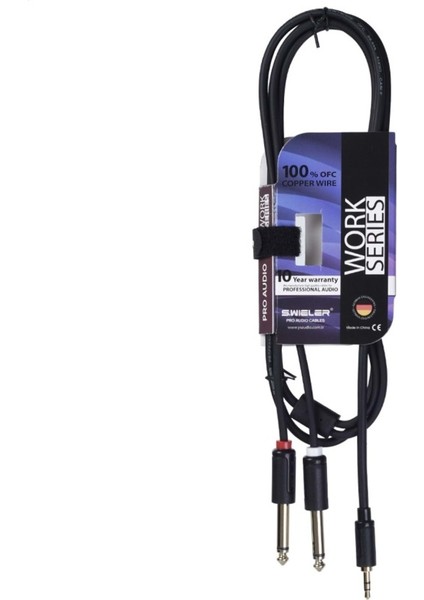 2*6.3 mm Mono - 3.5 mm Stereo Kablo 3MT.SM2S-3M fiyatları