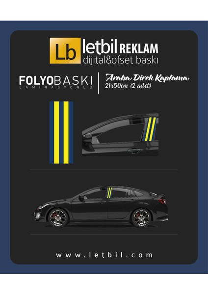 Araba Etiketleri, Tuning Kaplama, Direk Folyosu - FB