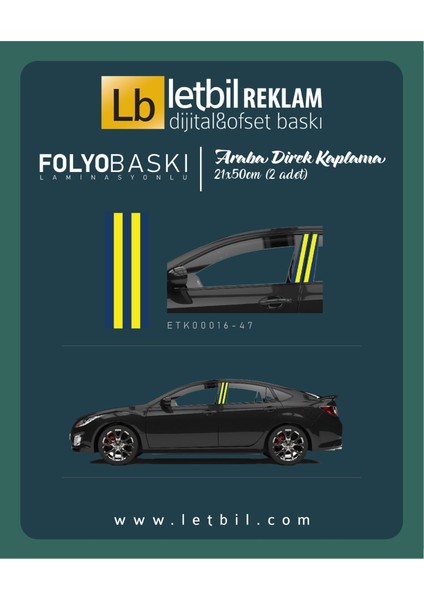 Araba Etiketleri, Tuning Kaplama, Direk Folyosu - FB indirimleri