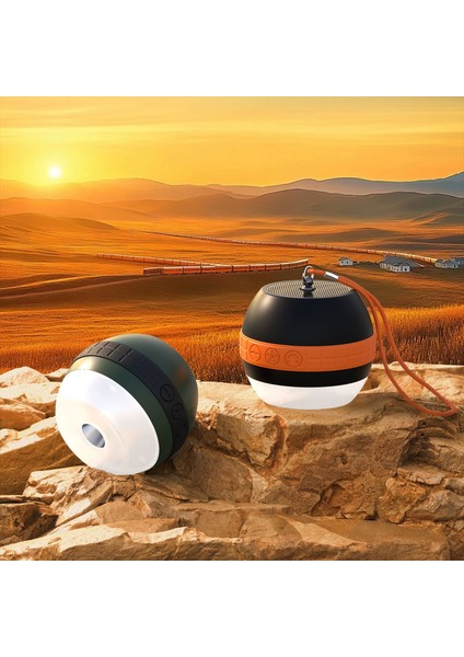 Kamp Açık Taşınabilir Bluetooth Ses Kamp Işıkları (Yurt Dışından) modelleri