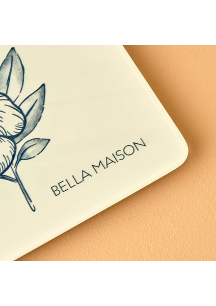 Bleu Blanc Cam Kesme Tahtası Mavi (35X25 Cm) fiyatları