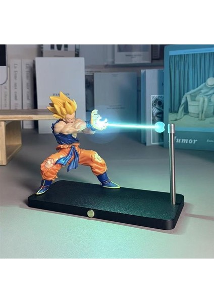 Dragon Ball Kamehameha Goku Şok Dalgası Gece Lambası Manyetik Kakarot Atmosfer Gece Lambası Süsleri (Yurt Dışından) modelleri