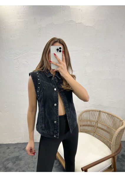 6301 Kot Yelek-Siyah