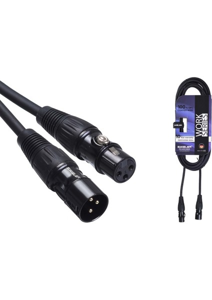 Xlr Erkek - Xlr Dişi Kablo 5mt. Sx-5m