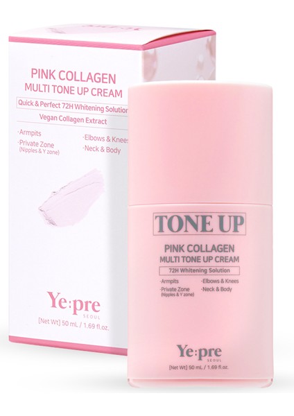 Pink Collagen Multi Tone Up Cream Ton Eşitleyici Kolajen Krem 72 Saat Etkili Leke Karşıtı Kore 50ml fiyatları