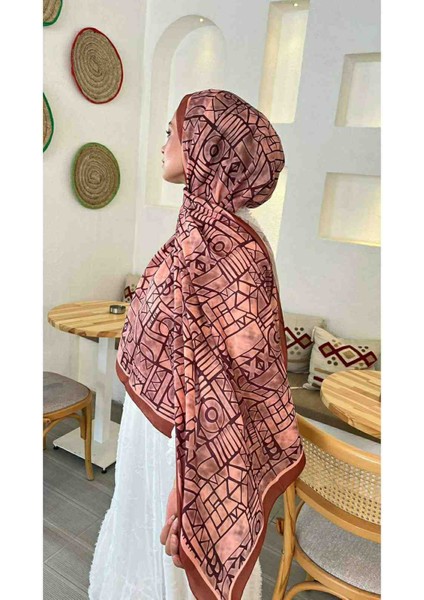 Geometrik Desen Ithal Soft Kumaş Şal fiyatları