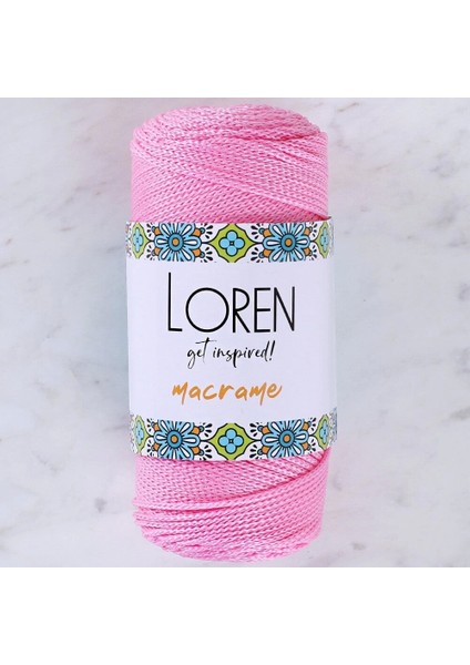 Loren Macrame Pembe El Örgü Ipi - Rm 074 - 34332