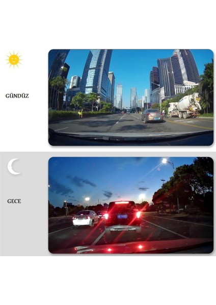 Çift Lensli Araç Içi Dikiz Gps Dashcam Wıfı Araba Kamerası indirimleri