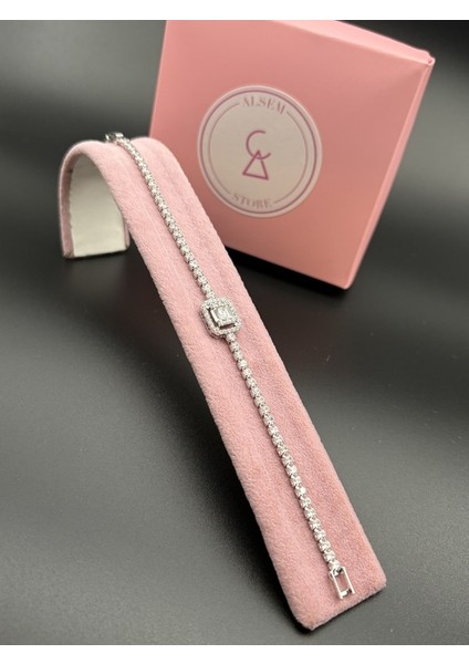 925 Ayar Gümüş Su Yolu Baget Bileklik , 14 Ayar Gold Kaplama Baget Su Yolu Bileklik