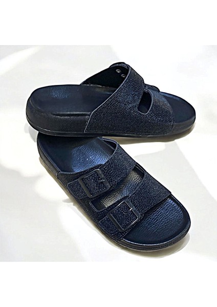 Simli Tokalı Siyah Ortopedik Bayan Terliği fırsatları