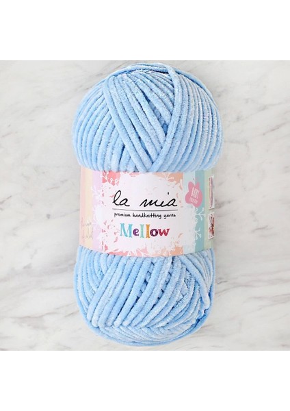 La Mia Mellow Bebe Mavi El Örgü Ipi - 907 - 34156