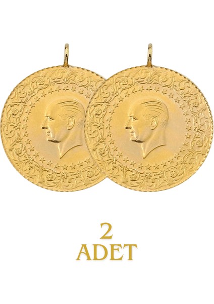 2 Adet Eski Tarihli Yarım Altın fiyatları