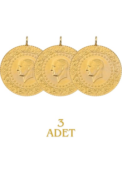 3 Adet Eski Tarihli Tam Altın fiyatları