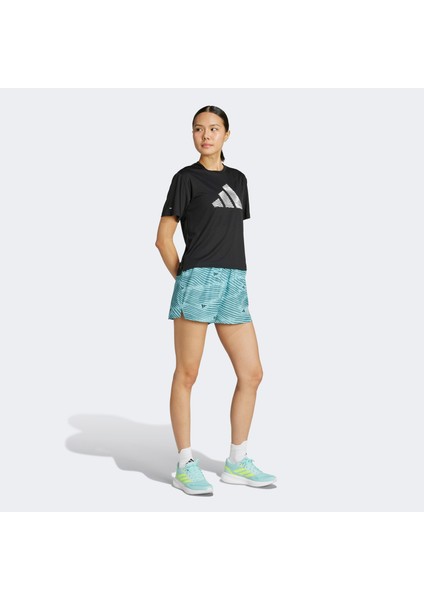 ADI365 Running Essentials Brand Love Kadın Mavi Koşu Şortu.- fırsatları